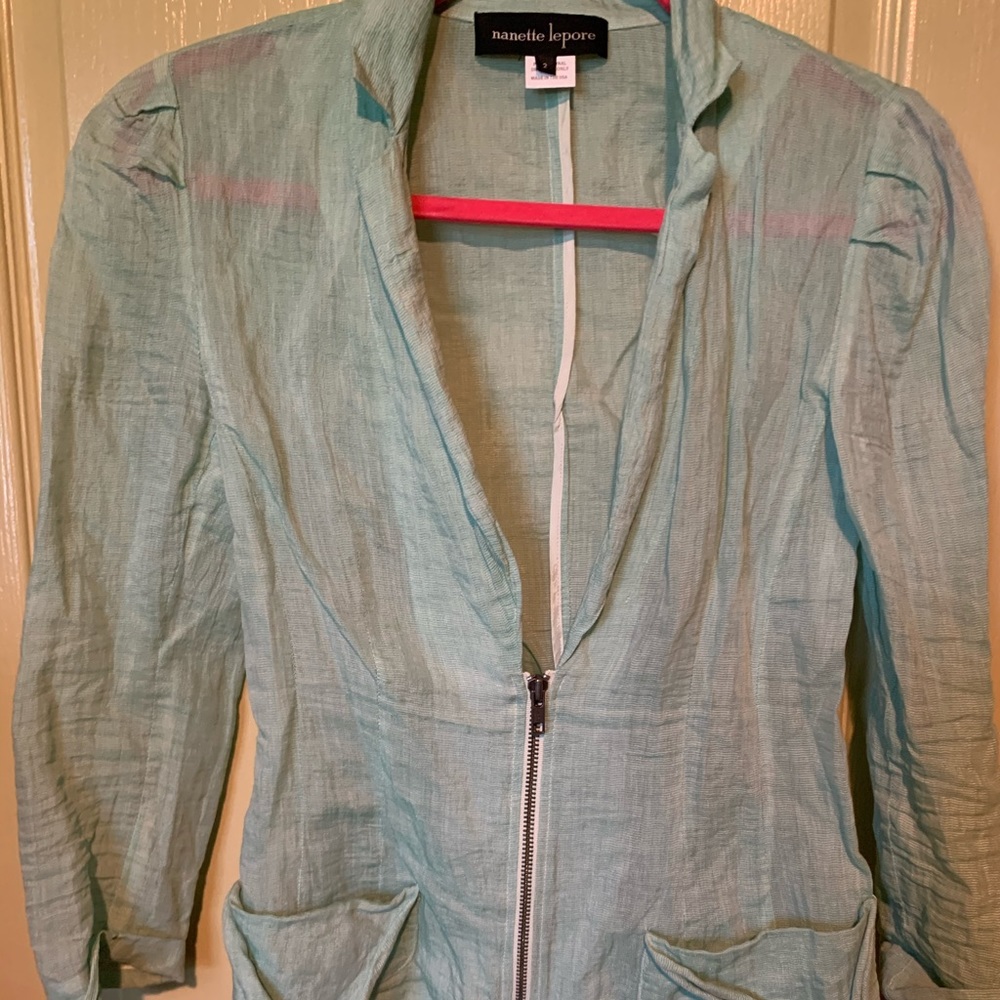 Nanette Lepore Light Green Blazer